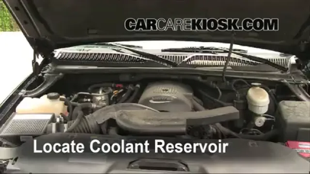 2003 Chevrolet Suburban 1500 LT 5.3L V8 Refrigerante (anticongelante) Agregar refrigerante